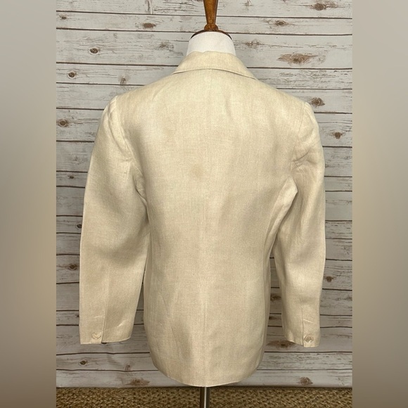 Vintage Talbots linen single-breasted blazer - Picture 5 of 7